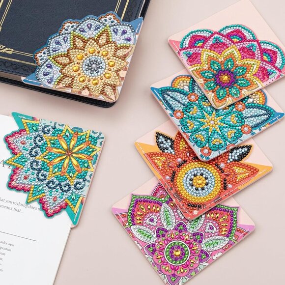 8 PCS Diamond Art Bookmarks, Diamond Painting Bookmarks for Book Lovers 5D DIY B - Picture 2 of 6